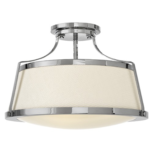 Hinkley Charlotte 20-Inch Chrome Semi-Flush Mount by Hinkley Lighting 3522CM