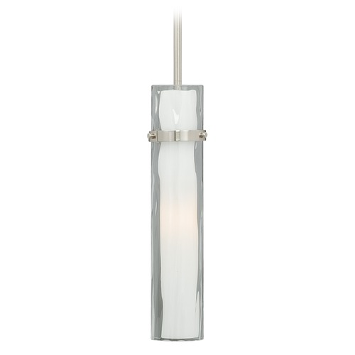 Vilo Satin Nickel Mini Pendant by Vaxcel Lighting