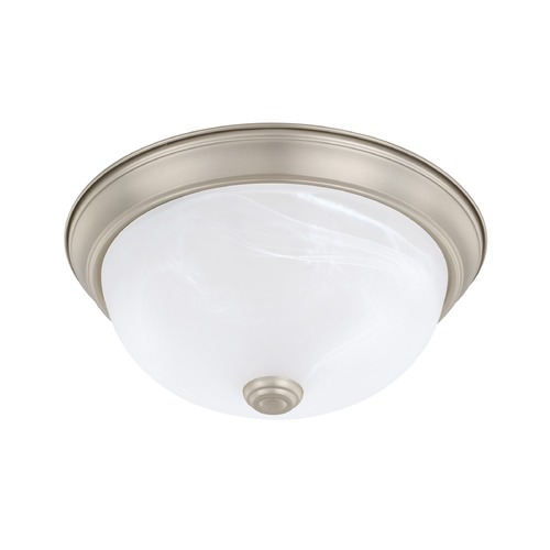 HomePlace by Capital Lighting HomePlace Lighting Ceiling Matte Nickel Flushmount Light 219021MN