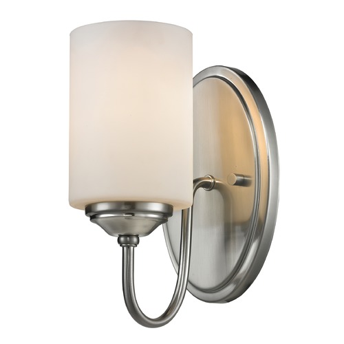 Z-Lite Cardinal Brushed Nickel Sconce by Z-Lite 434-1S-BN