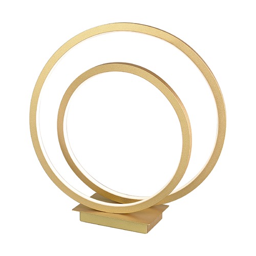 Twist Antique Brass LED Desk Lamp by Kuzco Lighting