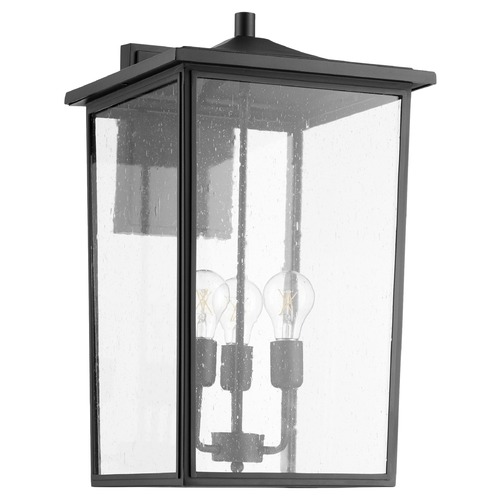 Riverside Noir Outdoor Wall Light by Quorum Lighting