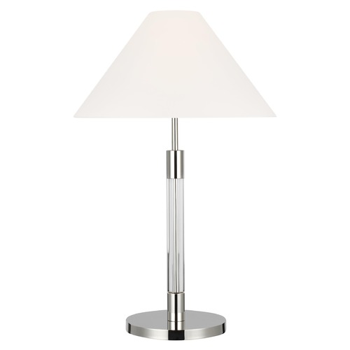 Visual Comfort Studio Collection Lauren Ralph Lauren Robert 28.13-Inch LED Polished Nickel Buffet Lamp by Visual Comfort Studio LT1041PN1