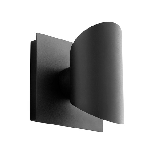 Caliber Outdoor LED Wall Lantern in Black by Oxygen Lighting