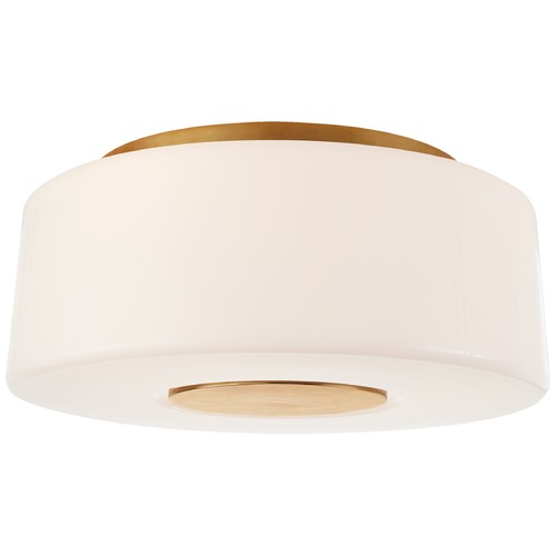 Visual Comfort Signature Collection Barbara Barry Acme Large Flush Mount in Soft Brass by Visual Comfort Signature BBL4106SBWG