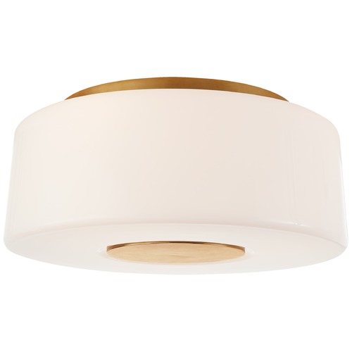 Barbara Barry Acme Large Flush Mount in Soft Brass by Visual Comfort Signature