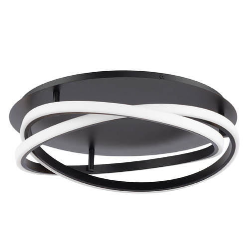 Modern Forms by WAC Lighting Veloce Black LED Flush Mount by Modern Forms FM-24818-BK