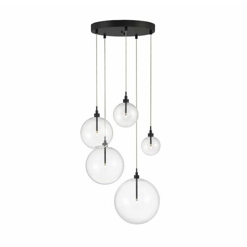 5-Light Pendant in Oil Rubbed Bronze by Meridian