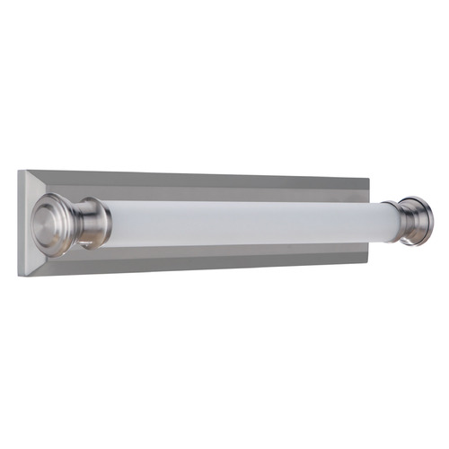 Langston Brushed Polished Nickel LED Bathroom Light by Craftmade Lighting