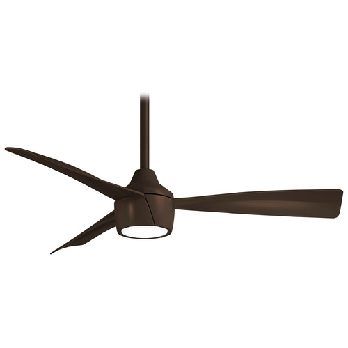 Minka Aire Skinnie Oil Rubbed Bronze LED Ceiling Fan with Light