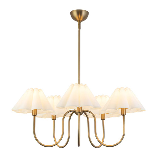 Alora Lighting Rosemary Brushed Gold Chandelier