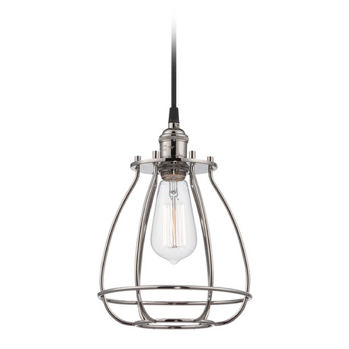 Nuvo Lighting Single-Light Mini Pendant in Polished Nickel by Nuvo Lighting 60/5401