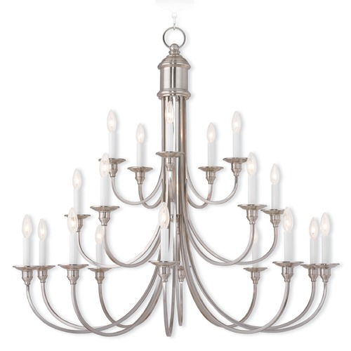Livex Lighting Livex Lighting Cranford Brushed Nickel Chandelier 5140-91