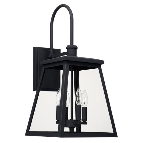 Capital Lighting Belmore 24-Inch Outdoor Wall Lantern in Black by Capital Lighting 926841BK