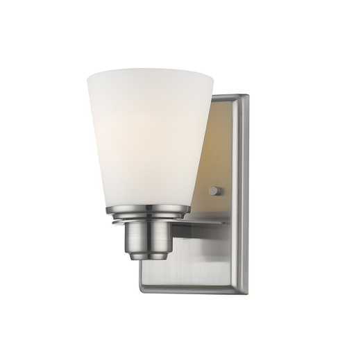 Z-Lite Kayla Brushed Nickel Sconce by Z-Lite 7001-1S-BN