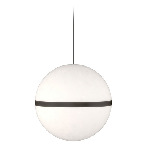 Visual Comfort Modern Collection Mini Hanea Monopoint Pendant in Black by Visual Comfort Modern 700MPHNEB-LEDS930