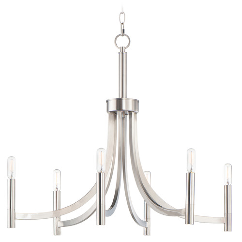 Maxim Lighting Lyndon Satin Nickel Chandelier