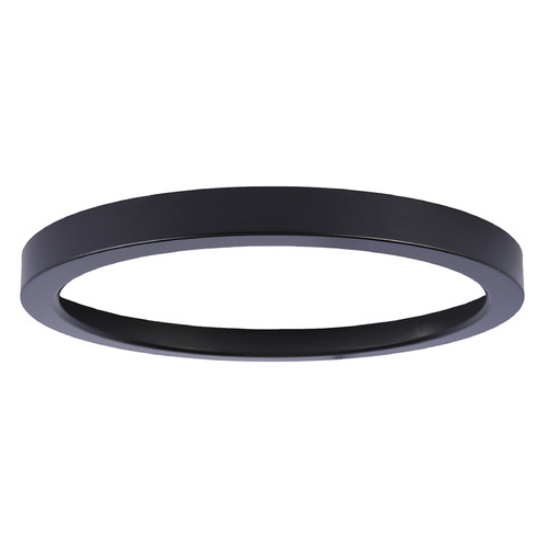 LED Flush Mount in Flat Black by Craftmade Lighting