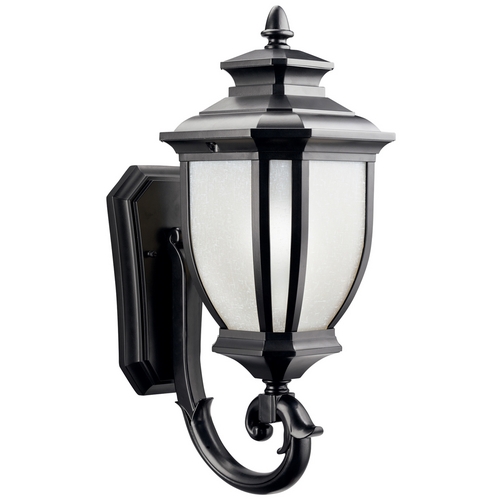Salisbury 19.25-Inch Outdoor Wall Light in Black by Kichler Lighting