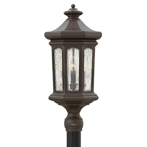 Hinkley Raley 12V Large Post Top Lantern in Bronze by Hinkley Lighting 1601OZ-LV