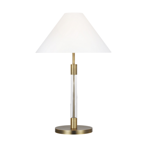 Visual Comfort Studio Collection Lauren Ralph Lauren Robert 28.13-Inch LED Brass Buffet Lamp by Visual Comfort Studio LT1041TWB1