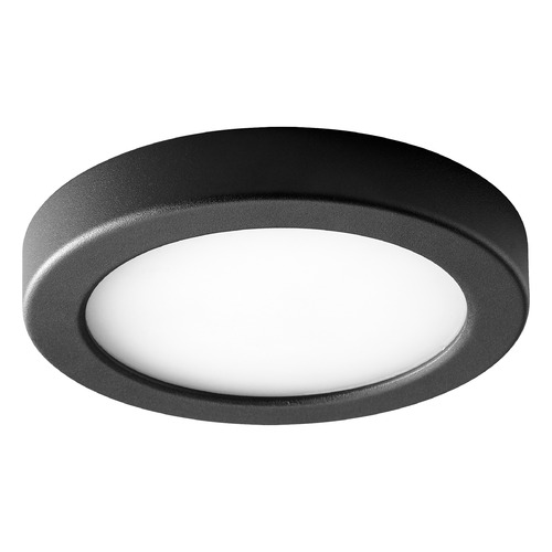 Elite 7-Inch LED Flush Mount in Black by Oxygen Lighting