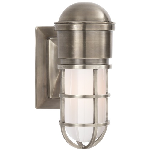 E.F. Chapman Marine Wall Light in Antique Nickel by Visual Comfort Signature