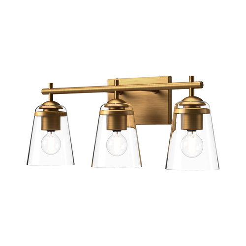 Alora Lighting Alora Lighting Addison Aged Gold Bathroom Light VL638221AGCL