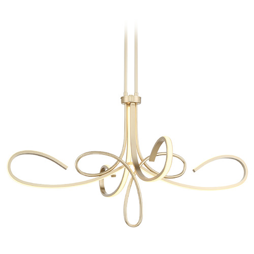 Astor 38-Inch LED Chandelier in Soft Gold by George Kovacs