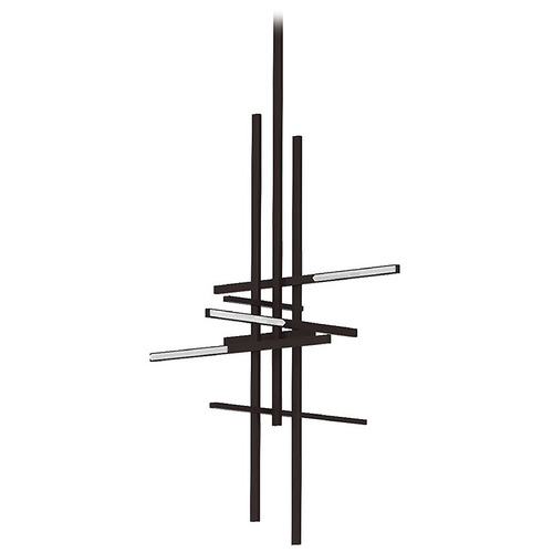 Cityscape XL LED Pendant in Bronze by Visual Comfort Modern