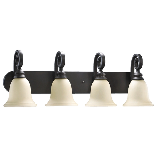 Bryant Oiled Bronze Bathroom Light by Quorum Lighting