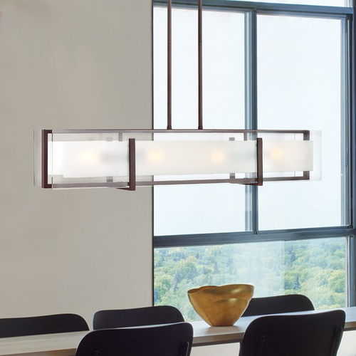 Latitude 42-Inch Oil Rubbed Bronze Linear Light by Hinkley Lighting