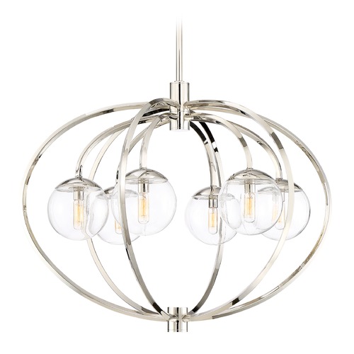 Craftmade Lighting Piltz 30-Inch Pendant in Polished Nickel by Craftmade Lighting 45526-PLN