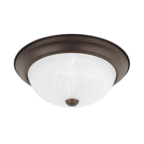 Bates 13-Inch Bronze Flush Mount by HomePlace by Capital Lighting