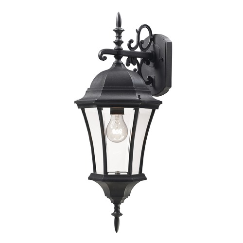 Wakefield Black Outdoor Wall Light by Z-Lite