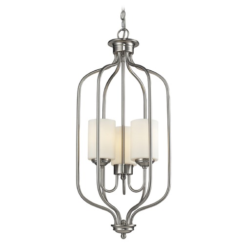 Cardinal Brushed Nickel Pendant by Z-Lite