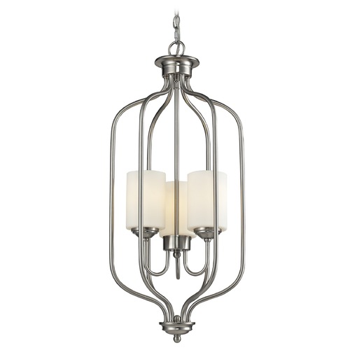 Z-Lite Cardinal Brushed Nickel Pendant by Z-Lite 434-31-BN