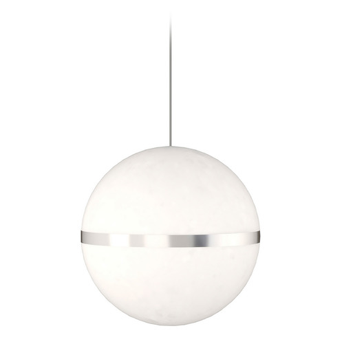 Visual Comfort Modern Collection Mini Hanea Monopoint Pendant in Satin Nickel by Visual Comfort Modern 700MPHNES-LEDS930