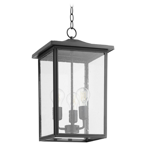 Riverside Noir Outdoor Hanging Light by Quorum Lighting