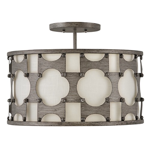 Hinkley Carter Medium Convertible Semi-Flush Mount in Bronze by Hinkley Lighting 4733WBZ