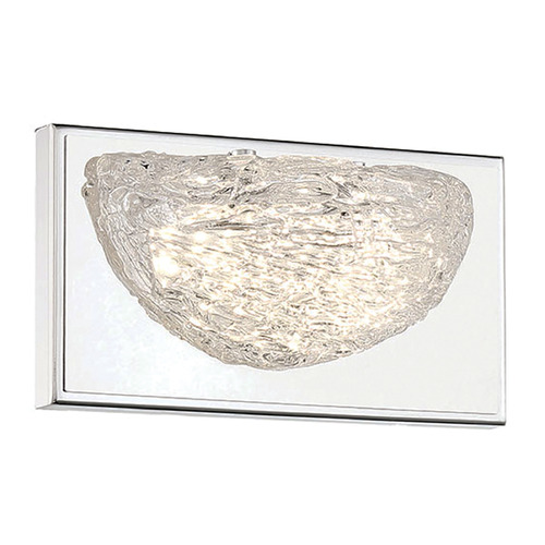 Ice LED Wall Sconce in Chrome by George Kovacs