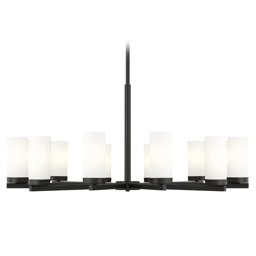 Z-Lite Z-Lite Danica Matte Black Chandelier 3044-12MB