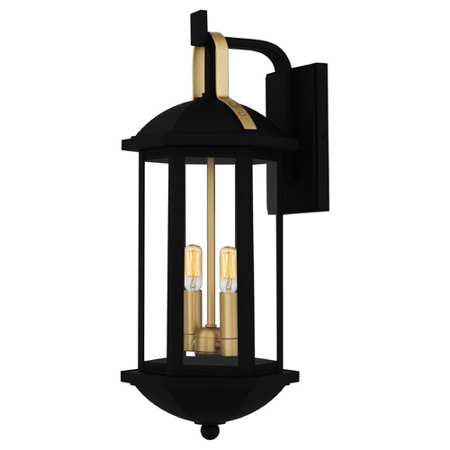 Quoizel Lighting Quoizel Lighting Crestfield Matte Black Outdoor Wall Light CFD8408MBK