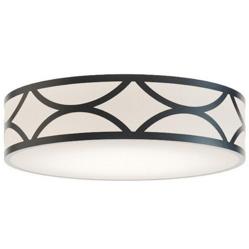 Afx Lighting Lake Black LED Flushmount Light