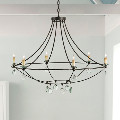 Novella Chandelier in Mayfair Finish by Currey & Company