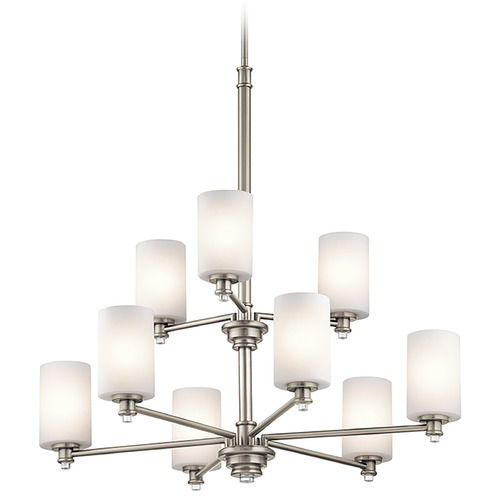 Kichler Lighting Joelson 32-Inch Brushed Nickel Chandelier by Kichler Lighting 43924NI