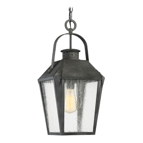 Quoizel Lighting Carriage Outdoor Hanging Light in Black by Quoizel Lighting CRG1910MB