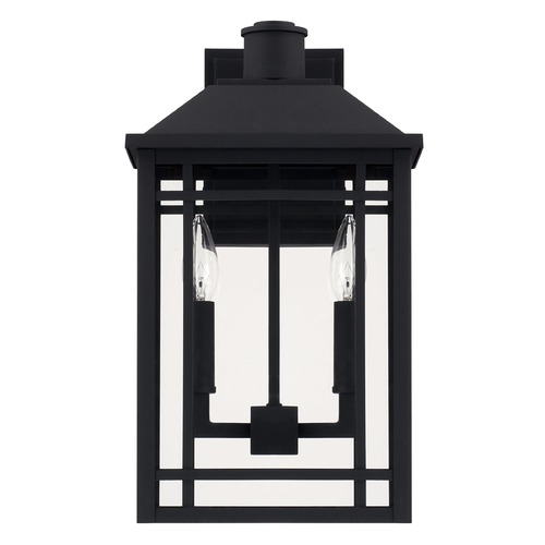 Braden 17-Inch Outdoor Wall Light in Black by Capital Lighting