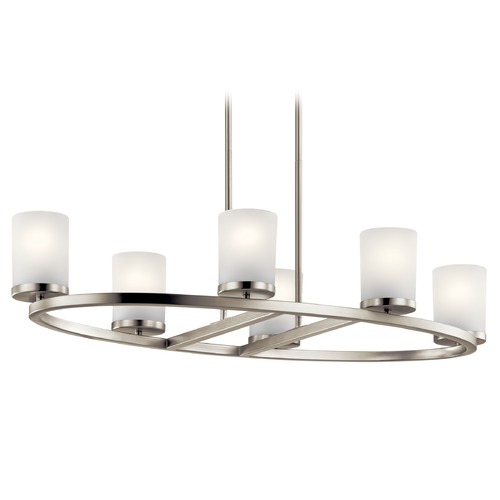 Kichler Lighting Daimlen 6-Light Brushed Nickel Chandelier by Kichler Lighting 44038NI