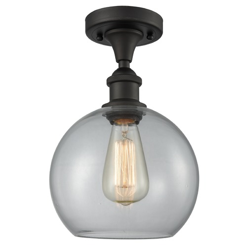 Innovations Lighting Innovations Lighting Athens Oil Rubbed Bronze Semi-Flushmount Light 516-1C-OB-G122